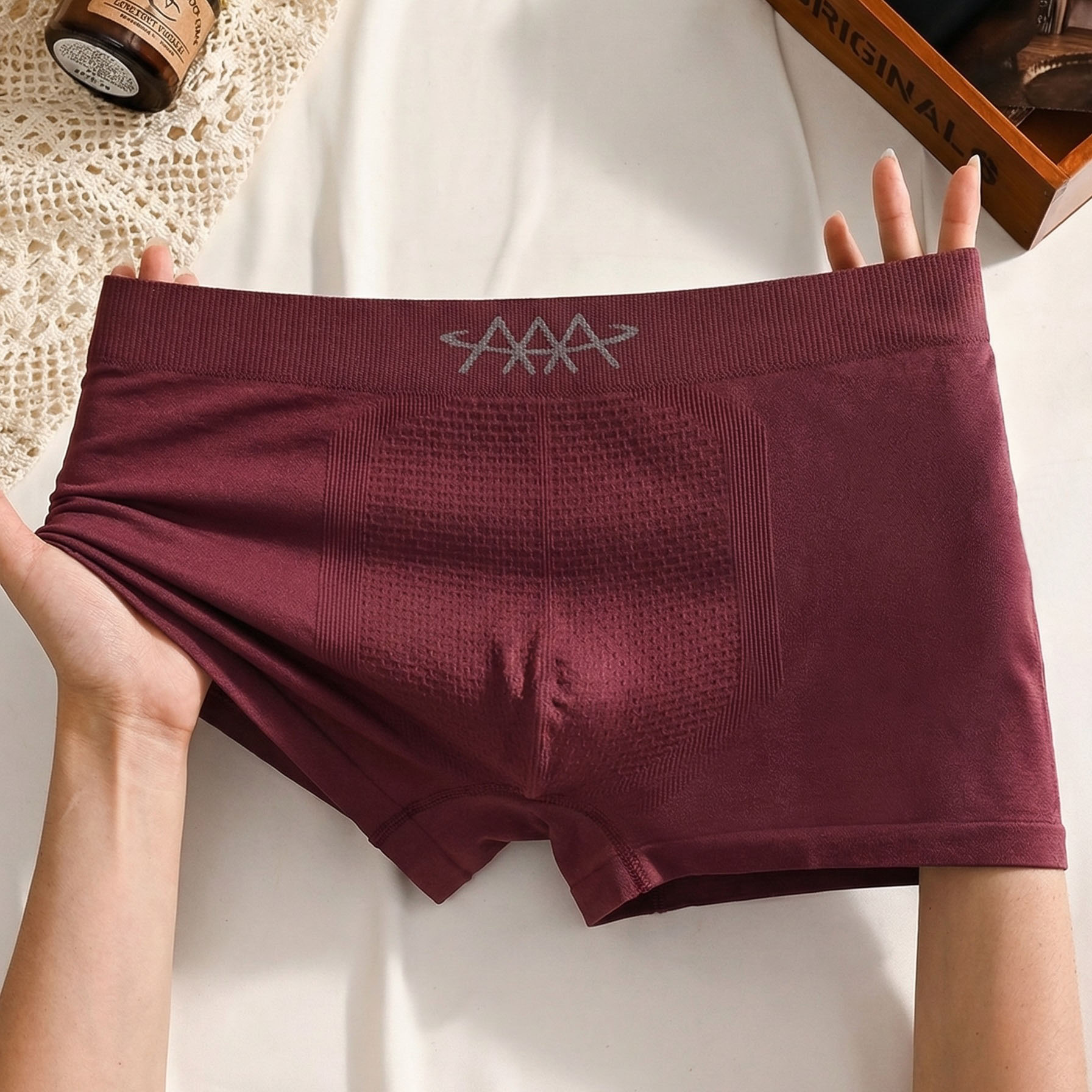 Boxer Shorts Modal - 1 buah celana dalam elastis pria,